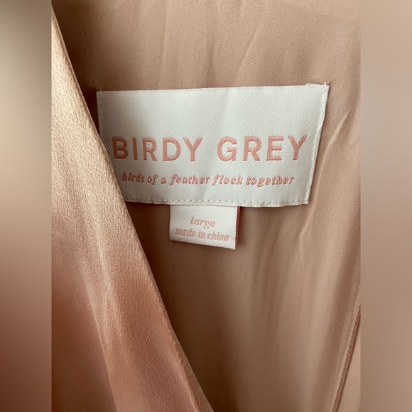 Pink Birdy Grey Dress - Picture 3 of 4